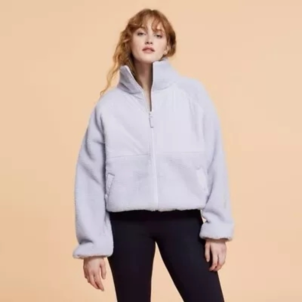 POPFLEX Light Purple Fleece Jacket